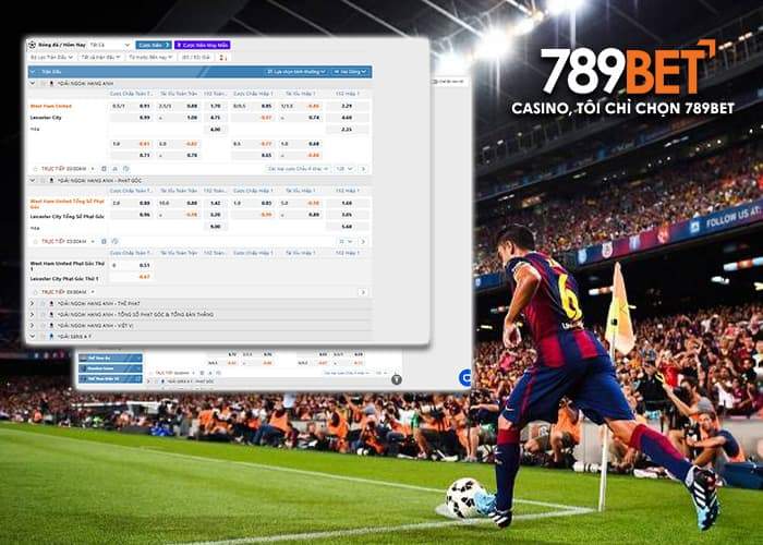 Giới thiệu các bước đặt cược kèo phạt góc tại 789BET